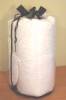 Cylinder drawstring (595Wx907H) - Clear vinyl cylinder drawstring bag with black vinyl binding seam 